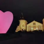 plv gonflable sur mesure coeur pommery