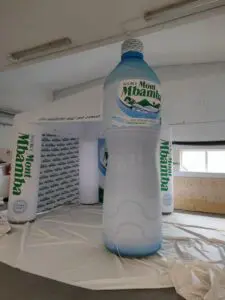 stand gonflable mont mbamba