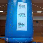 Mur d'escalade gonflable la roche aux fées