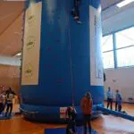 Mur d'escalade gonflable la roche aux fées