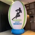 ballon de rugby gonflable livre gargan