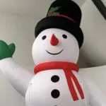 bonhomme de neige gonflable
