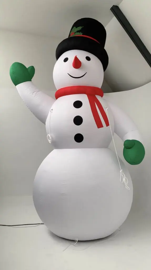 bonhomme de neige gonflable