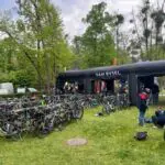 stand gonflable van rysel