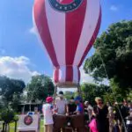 Montgolfière gonflable Roland Garros