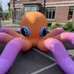 Pieuvre gonflable Association du Scoutisme Genevois