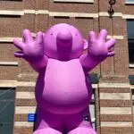 monsieur rose gonflable