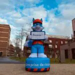 mascotte gonflable skipper séché