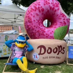 PLV gonflable magasin et centre commercial donut doops gonflable donut doops gonflable