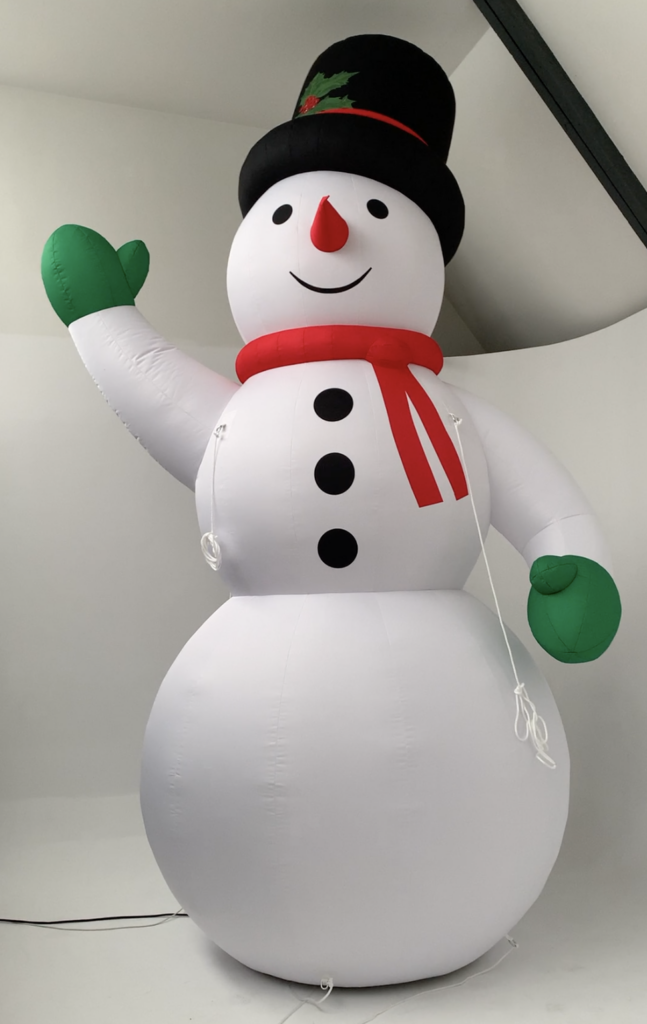 bonhomme de neige gonflable