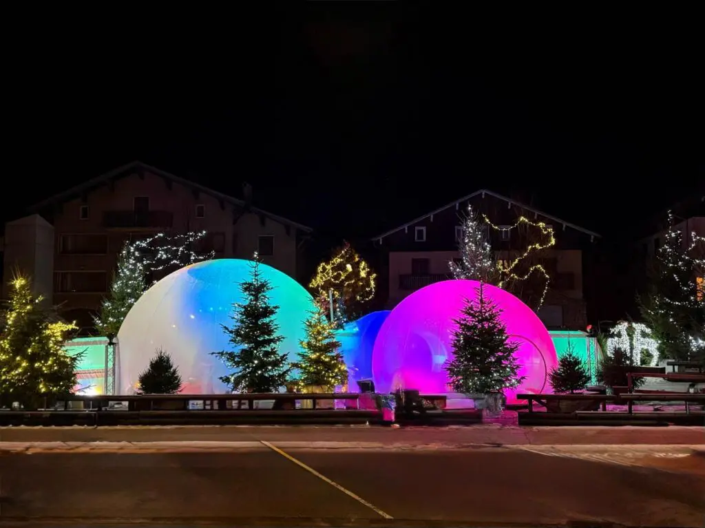 bulles gonflables val cenis