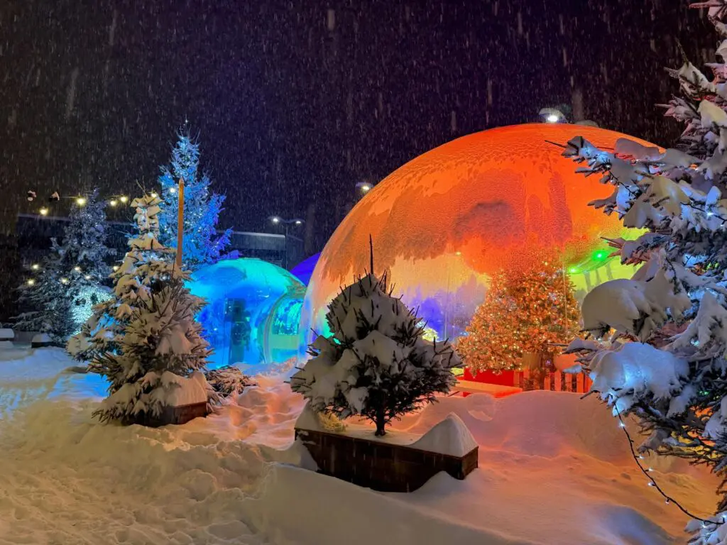 bulles gonflables val cenis