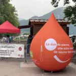 goutte de plasma gonflable