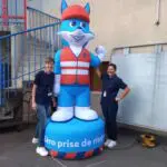 mascotte skipper groupe séché