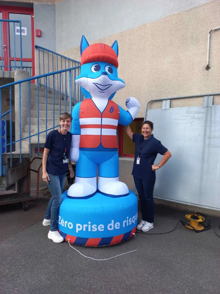 mascotte skipper groupe séché