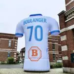 maillot gonflable géant Olympique de Marseille