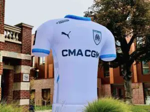 maillot gonflable géant Olympique de Marseille
