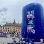 mur d'escalade gonflable decathlon lille