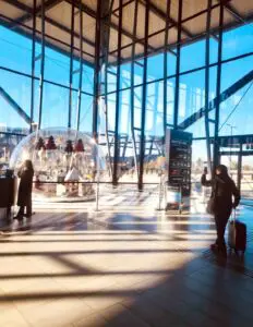 bulle gonflable aéroport de lyon
