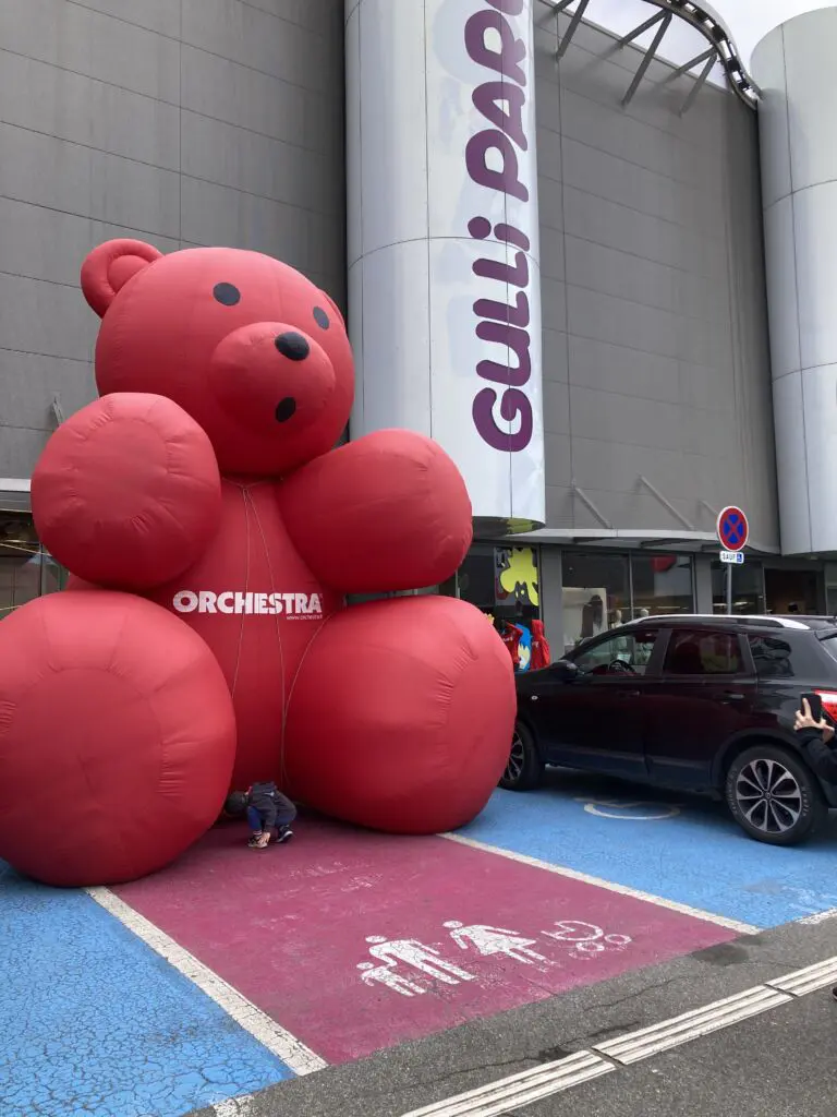 mascotte gonflable orchestra ours 1