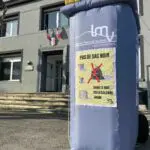 poubelle gonflable luberon mont de Vaucluse