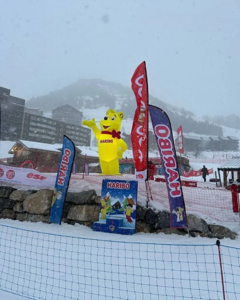 mascotte gonflable haribo