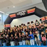 arche gonflable collège mitterand