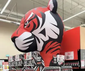 mascotte gonflable crazy tiger