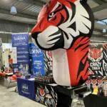 mascotte gonflable crazy tiger
