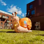 mascotte gonflable ville de sens