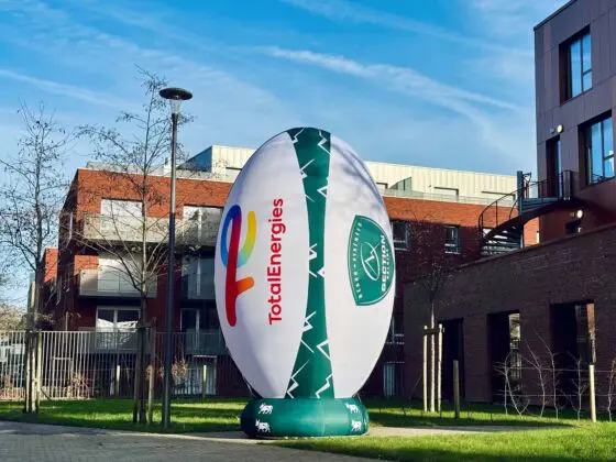 ballon de rugby gonflable section paloise