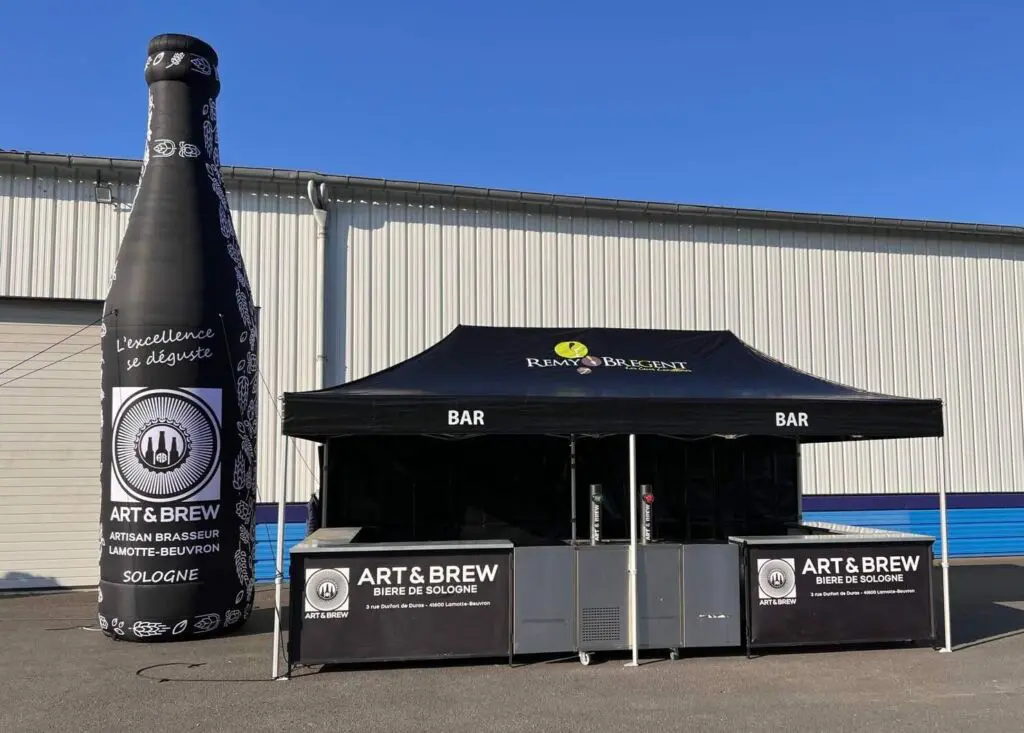 bouteille biere gonflable art brew