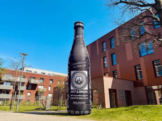 bouteille biere gonflable art brew