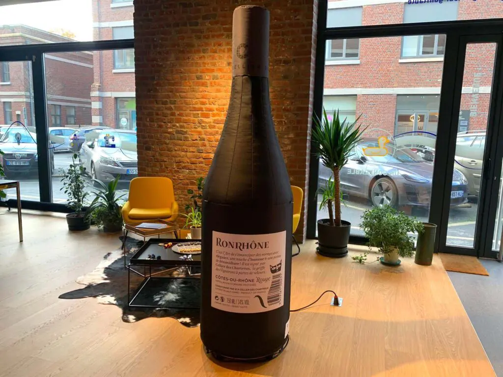 bouteille gonflable celier des chartreux ronrhone