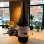 bouteille gonflable ronrhone vin rouge
