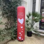 totem gonflable mécénat chirurgie cardiaque