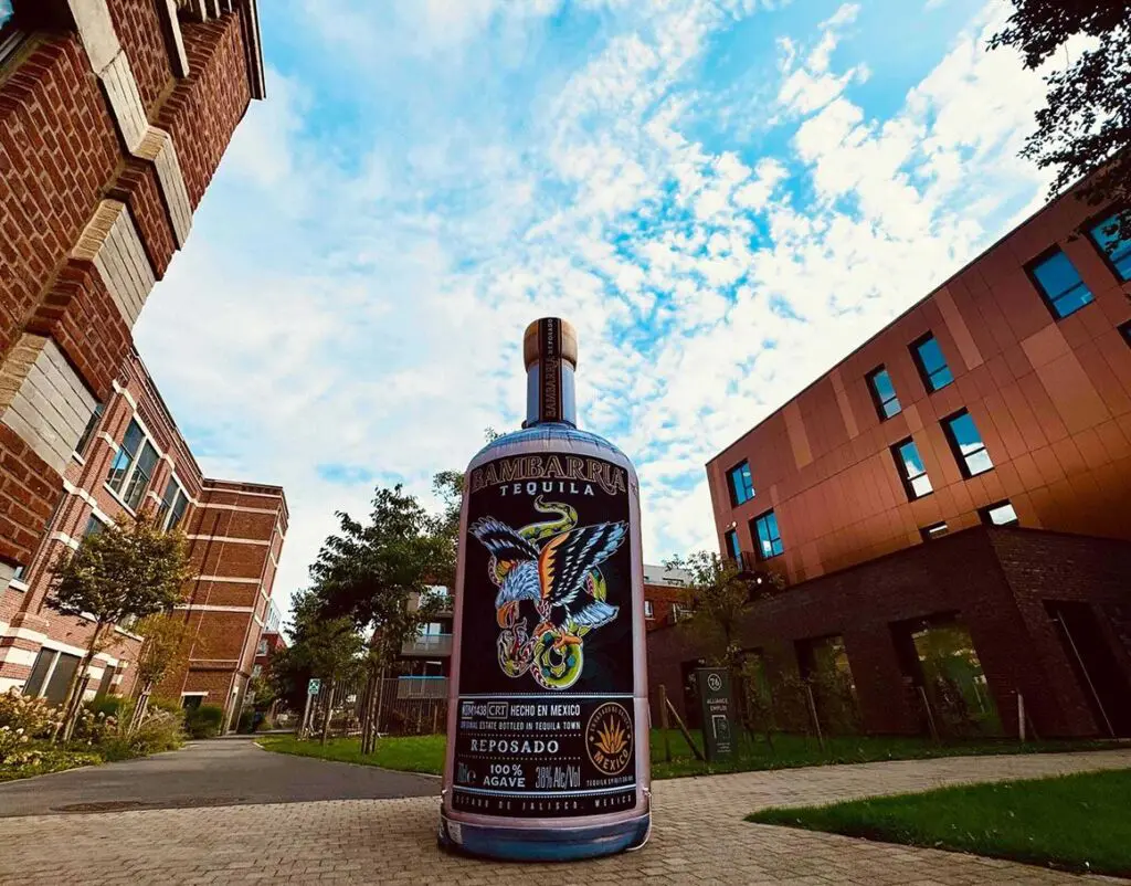 bouteille gonflable tequila