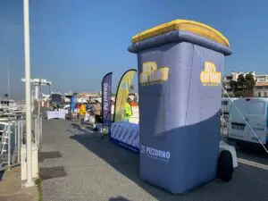 poubelle gonflable pizzorno