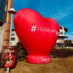 coeur gonflable besson