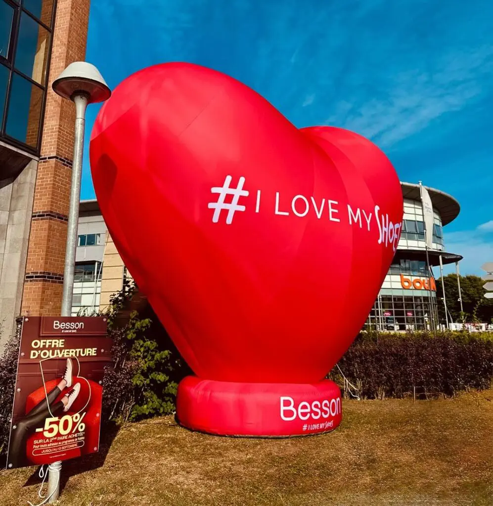 coeur gonflable besson