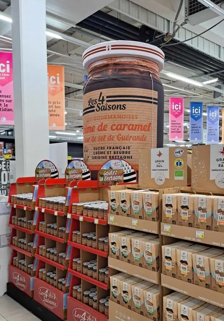 pot de caramel gonflable quatre saisons