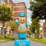 mascotte gonflable be nuts