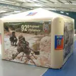 stand gonflable armée de terre