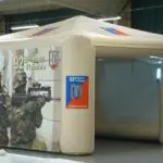 tente gonflable militaire