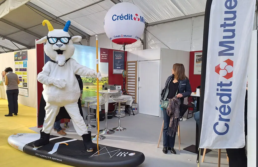 ballon gonflable crédit mutuel