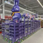 lapin gonflable milka