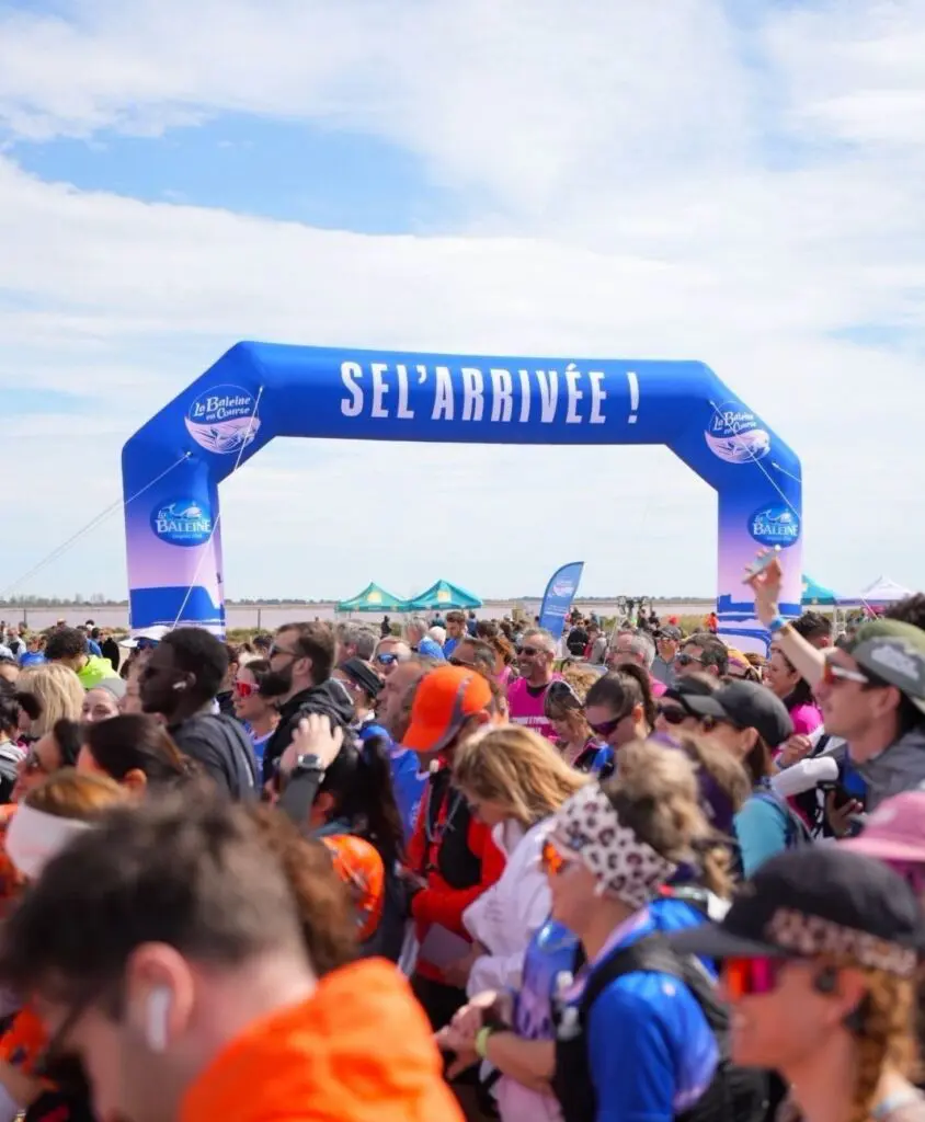 arche gonflable la baleine en course