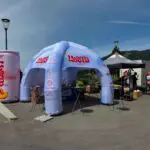 stand publicitaire gonflable lusty