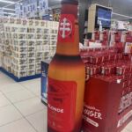 bouteille de biere gonflable brasserie lorraine
