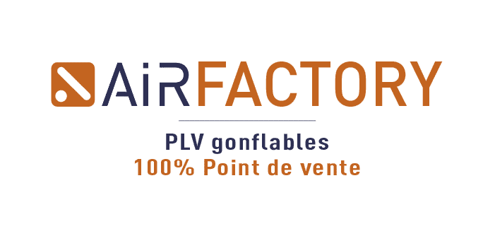 Logo AIRFACTORY : PLV gonflables - Fabricant de PLV gonflables